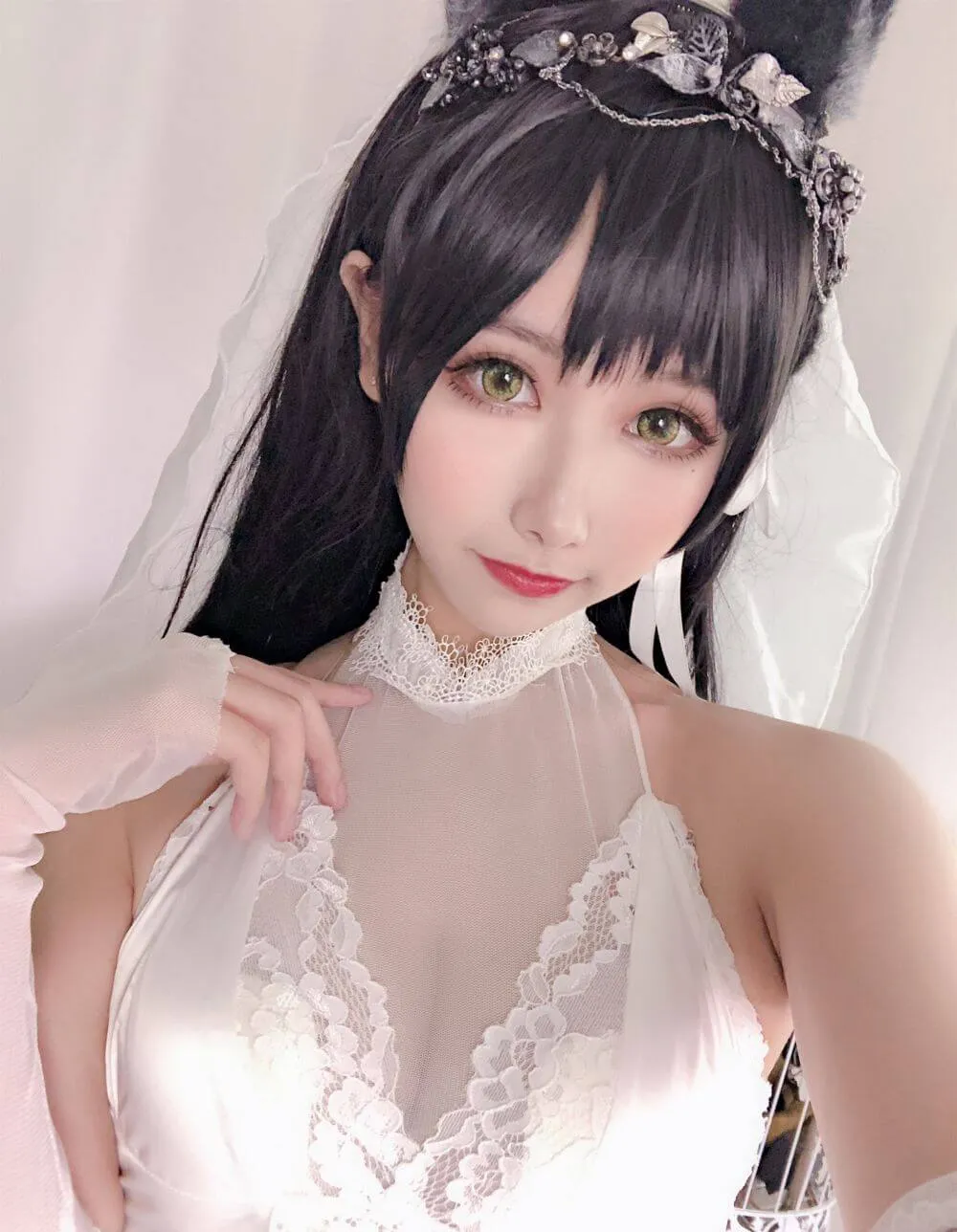 Momoko葵葵 – 爱宕插图1