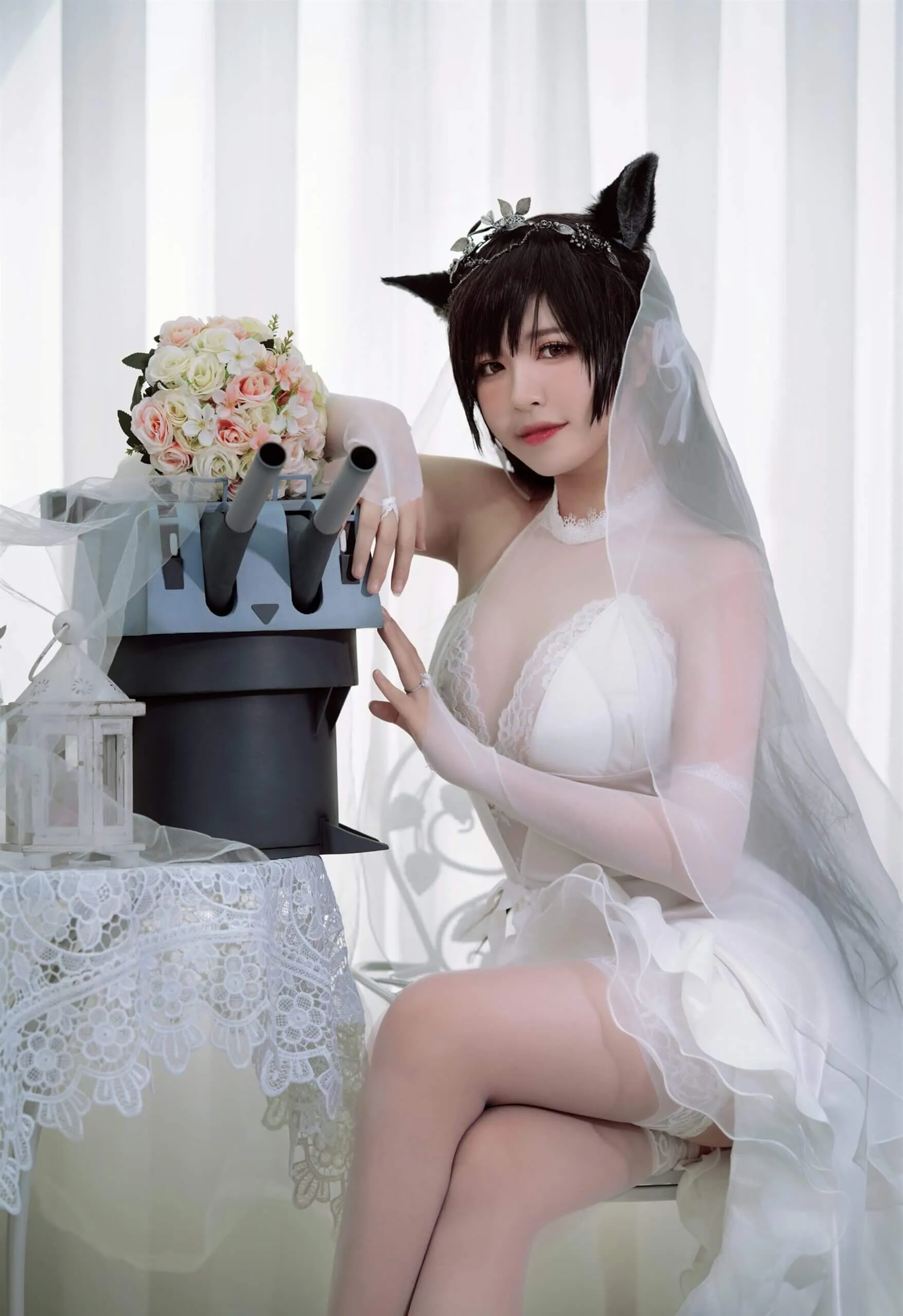 半半子 – 爱宕花嫁插图2