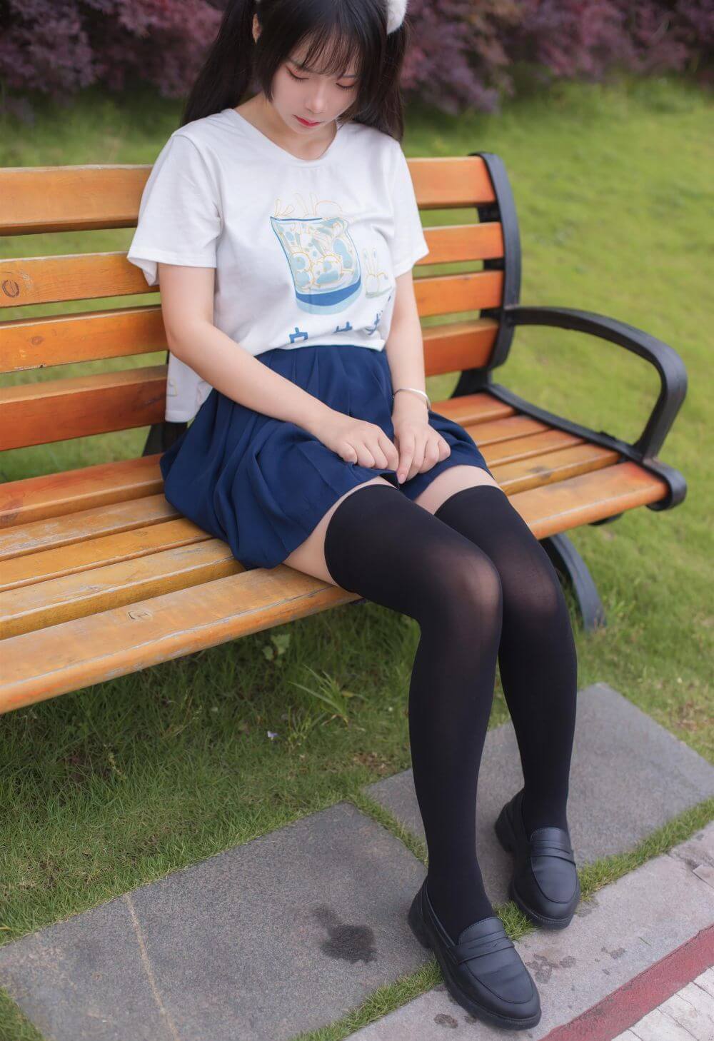 [轻兰映画] SPL.005 少女的黑白丝插图4