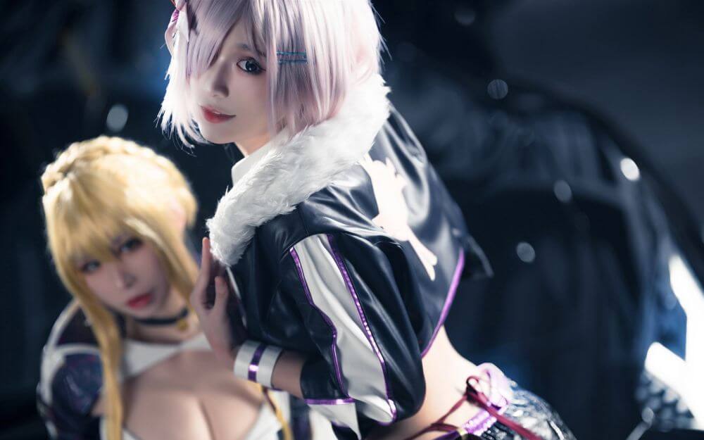 爱老师_PhD – 玛修 黑枪呆 同人赛车插图