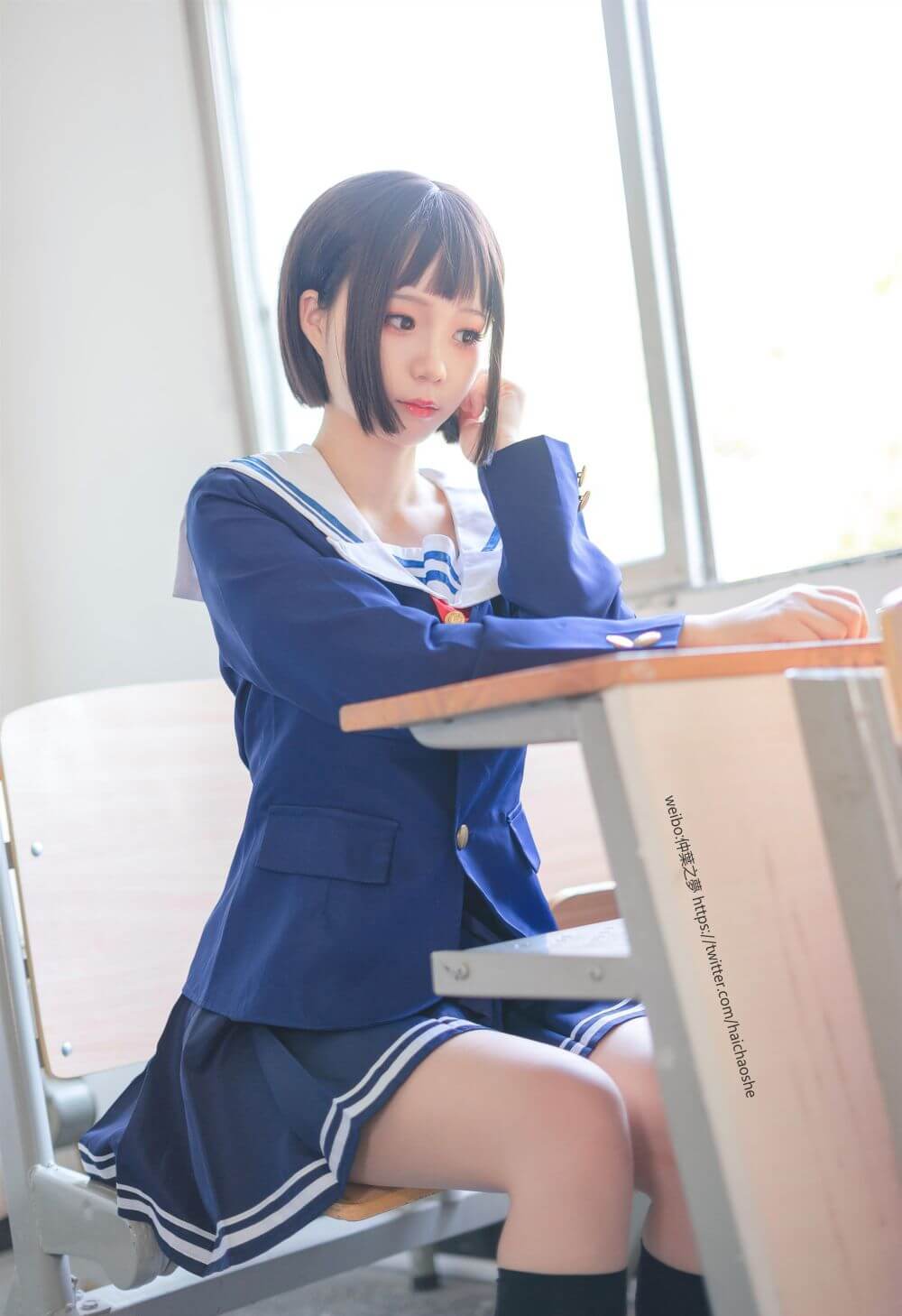 [轻兰映画] Grand.013 加藤惠校服插图3