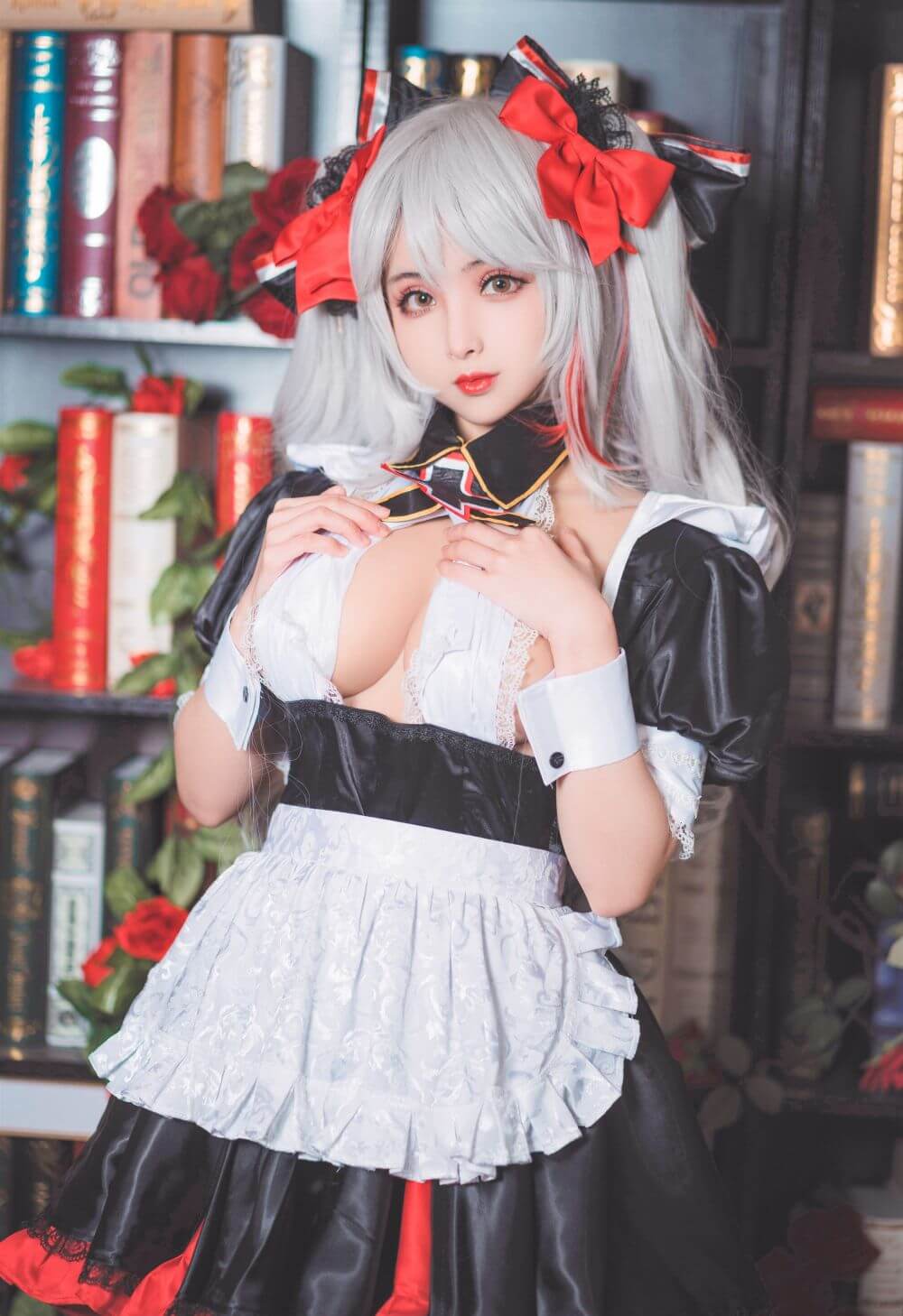 rioko凉凉子 – 欧根女仆插图3