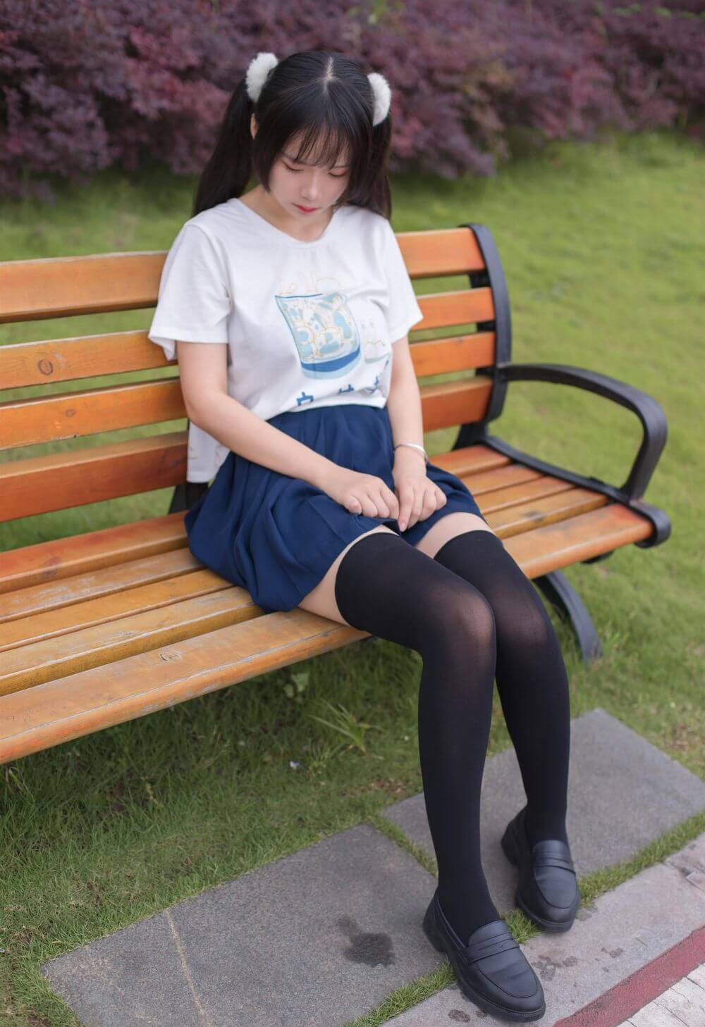 [轻兰映画] SPL.005 少女的黑白丝插图5