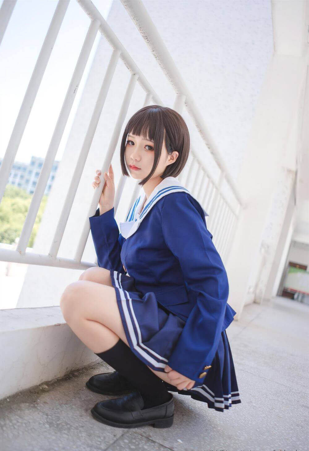 [轻兰映画] Grand.013 加藤惠校服插图1