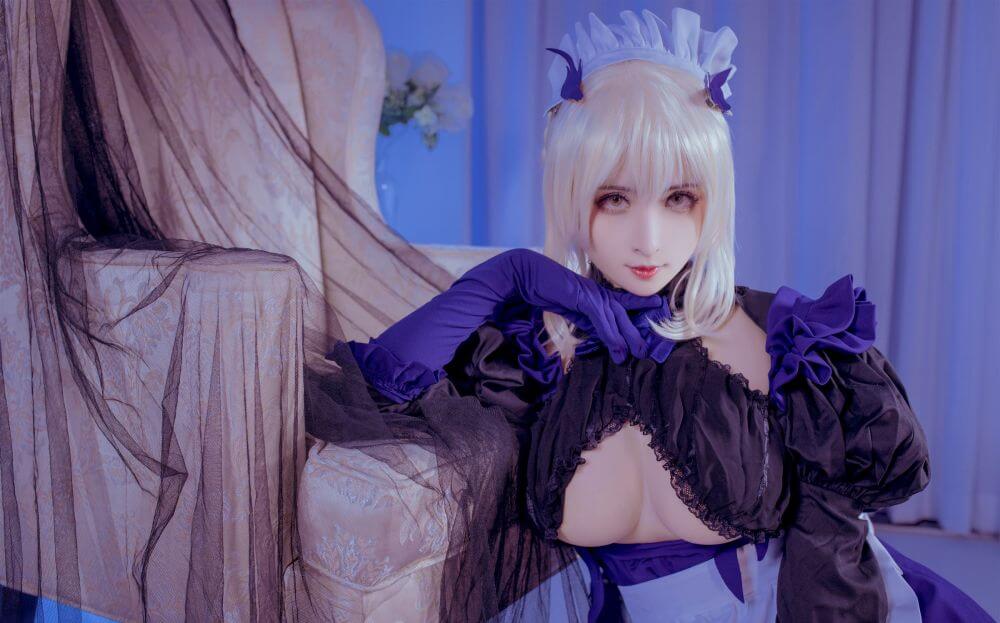 rioko凉凉子 – 黑枪呆女仆插图2