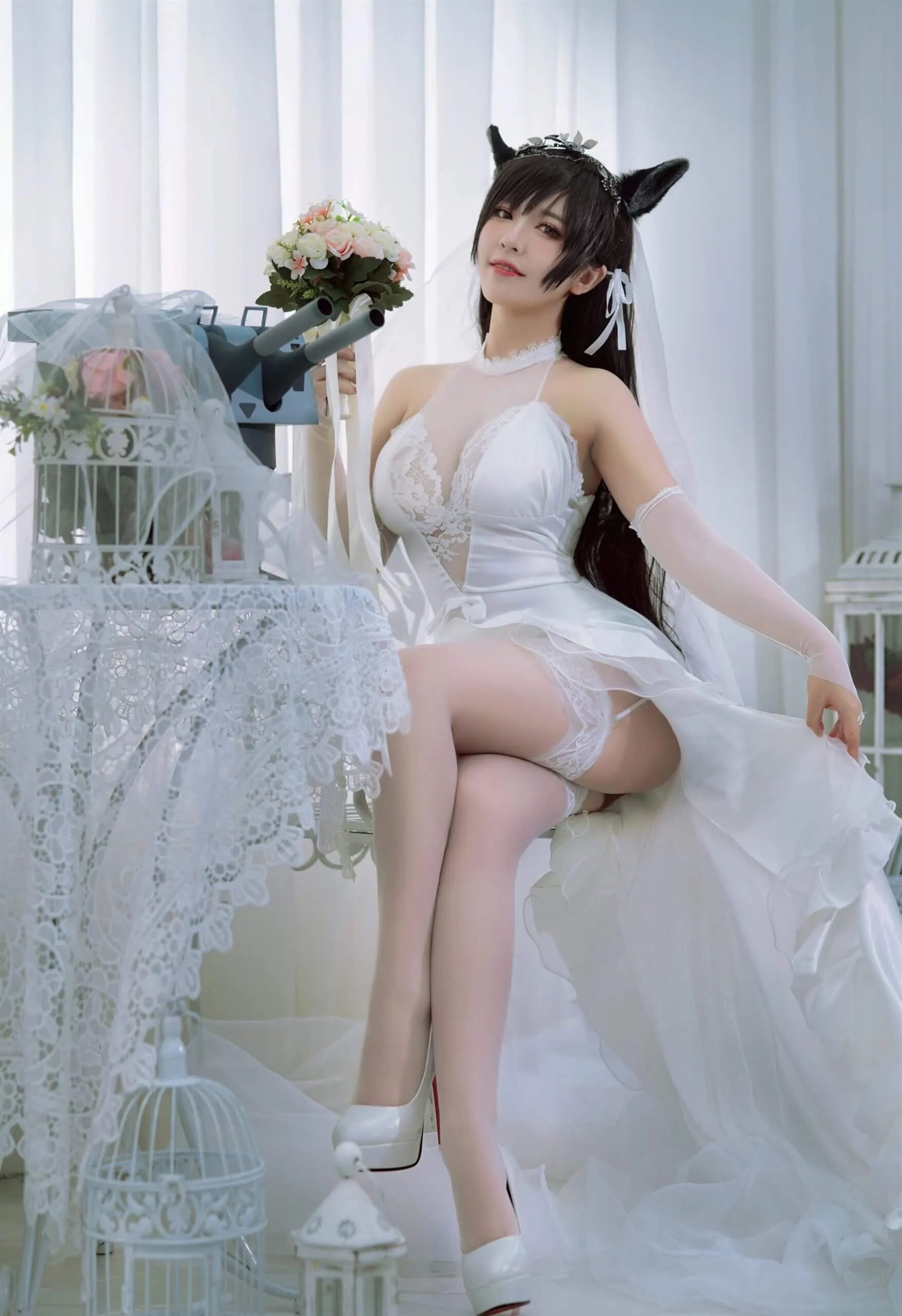 半半子 – 爱宕花嫁插图3