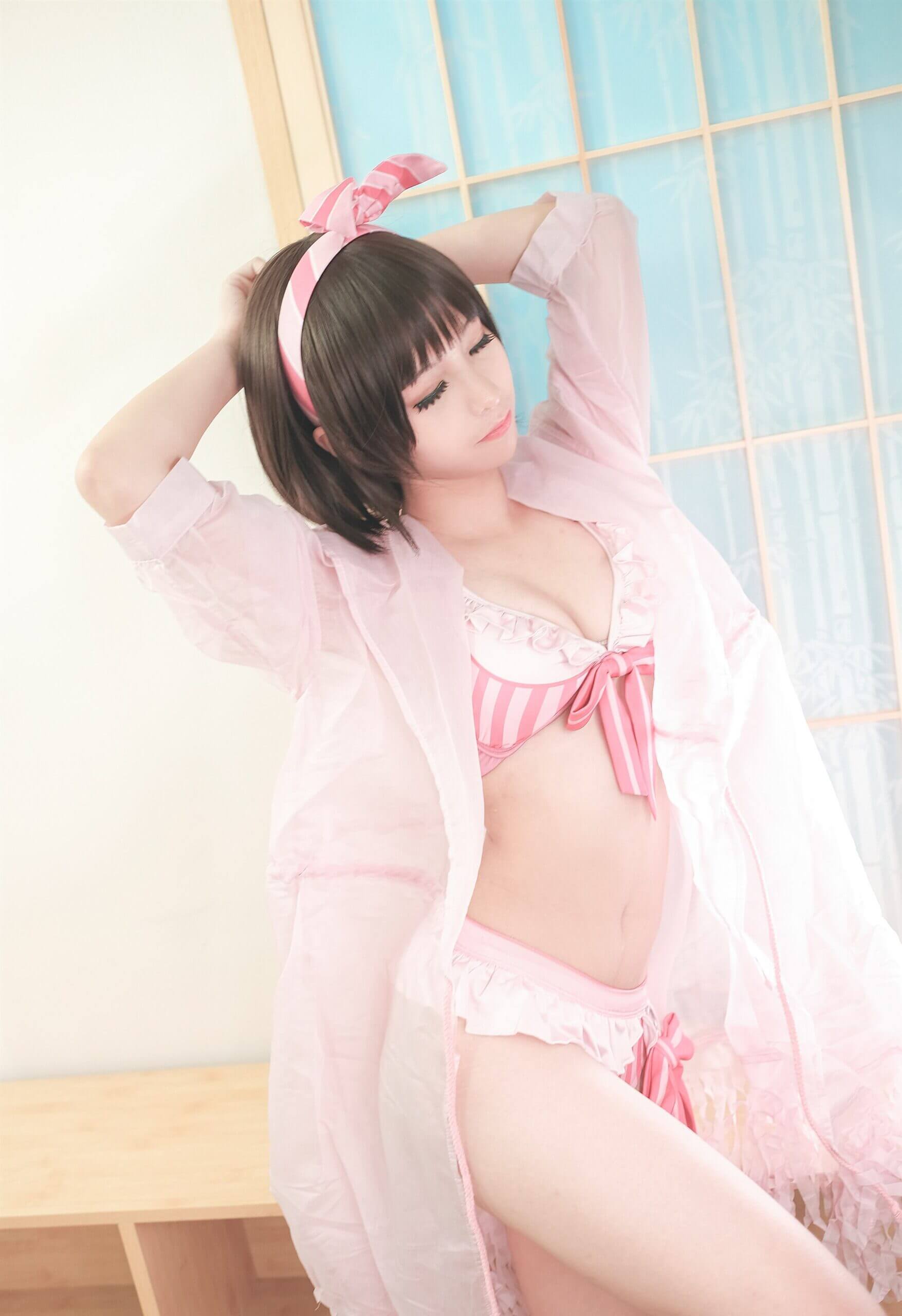 蠢沫沫 – 加藤惠泳装插图1