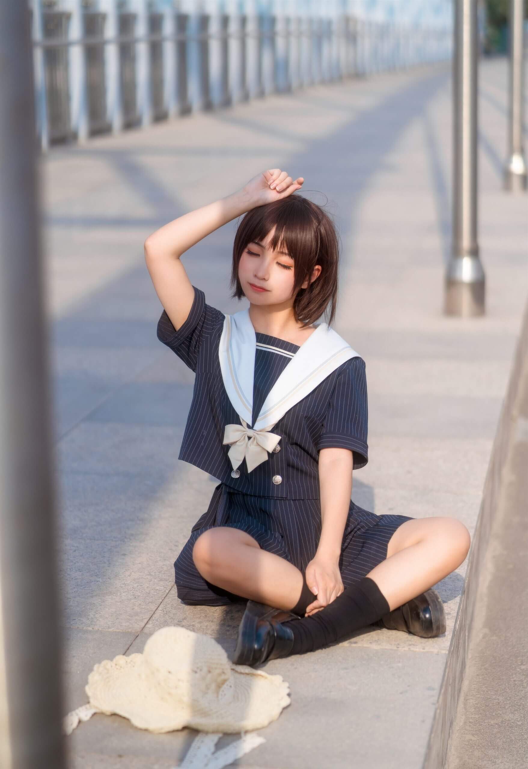 蠢沫沫 – JK制服插图1