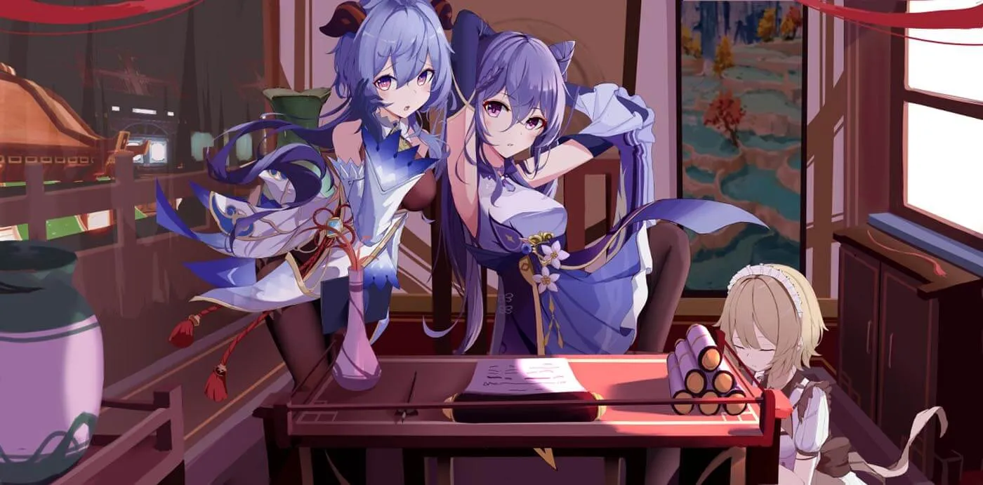 每日好图#晚安原神【220925】插图
