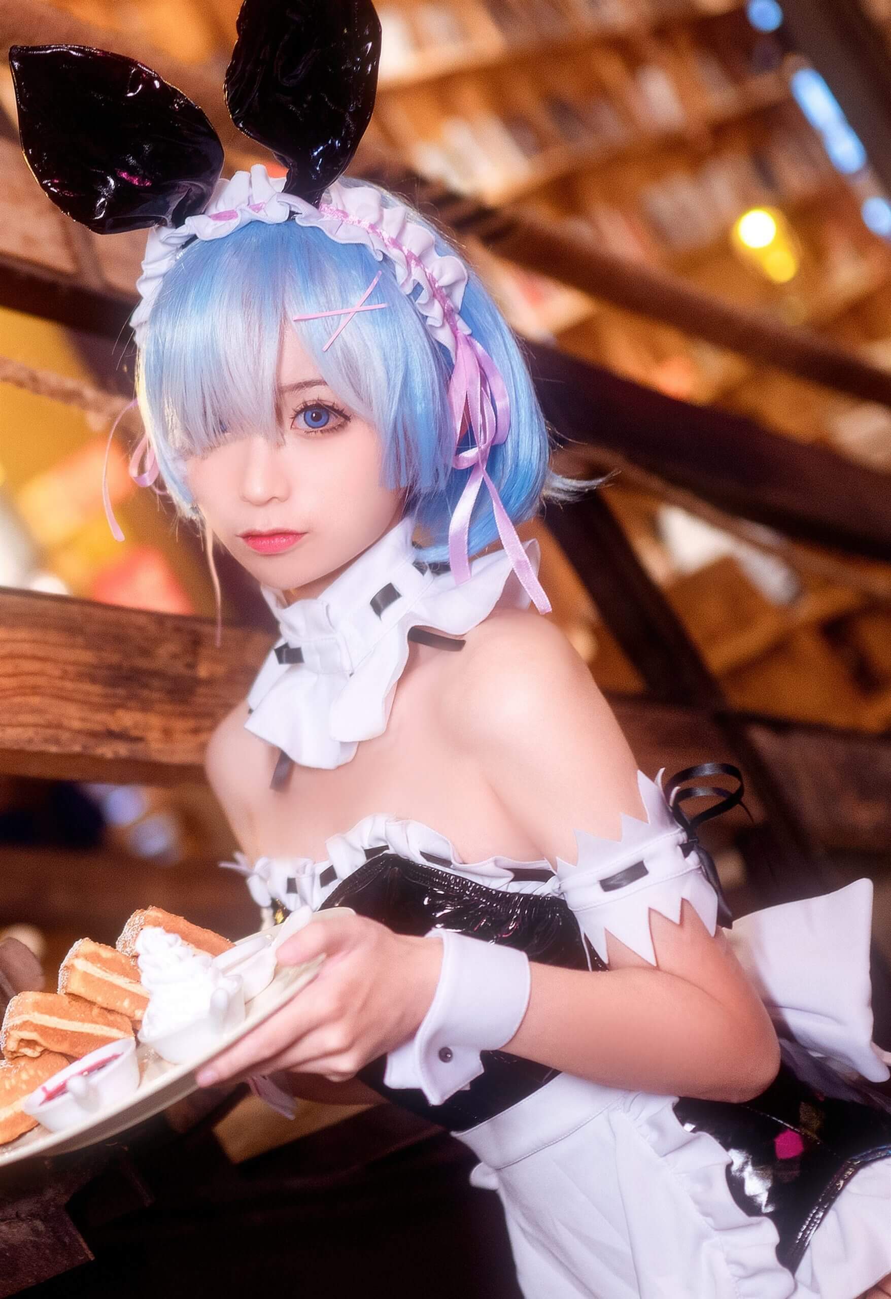 蠢沫沫 – 蕾姆兔女郎插图1