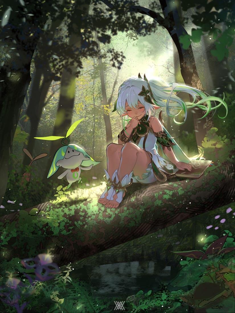 每日好图#晚安原神【221015】-爱新番