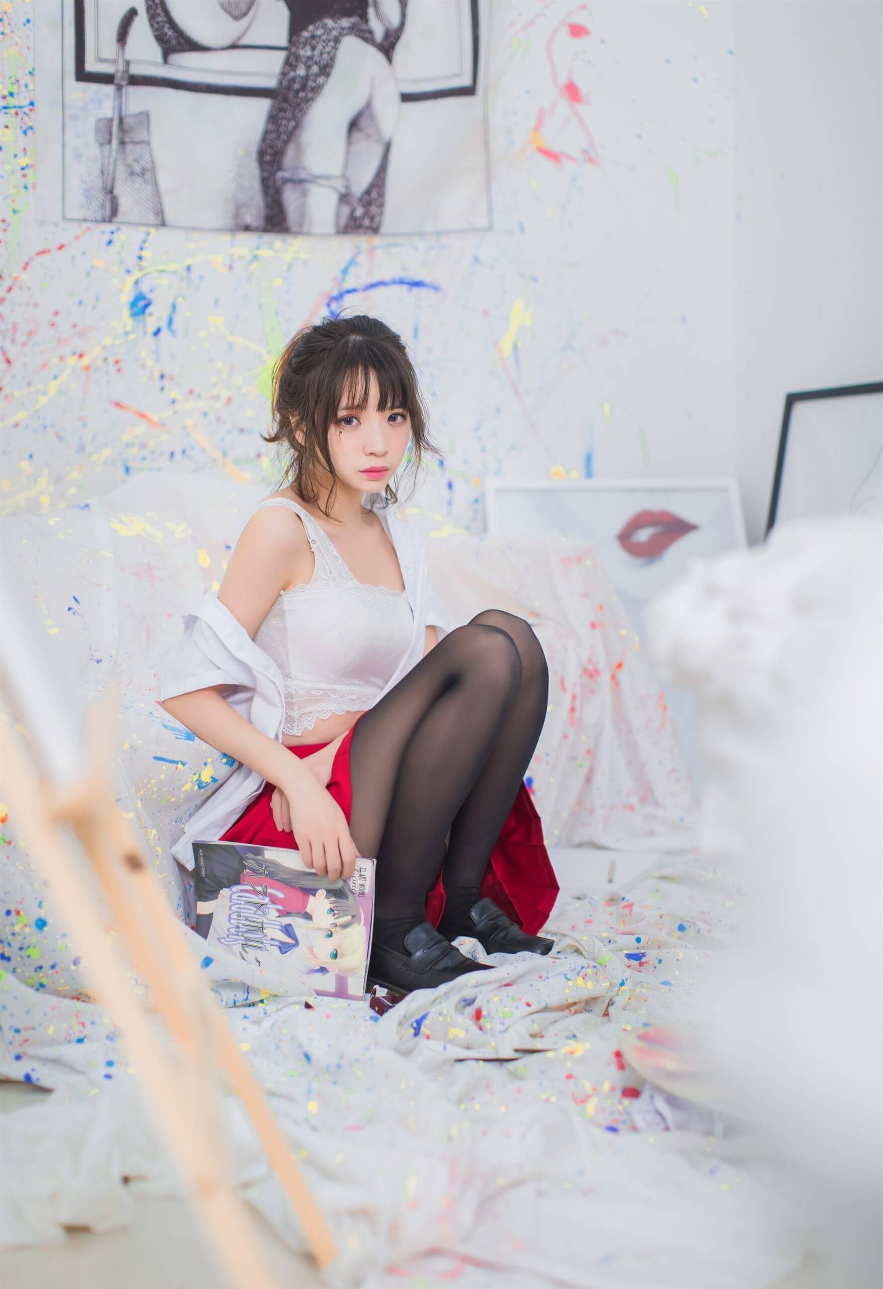 疯猫ss – 画室jk插图