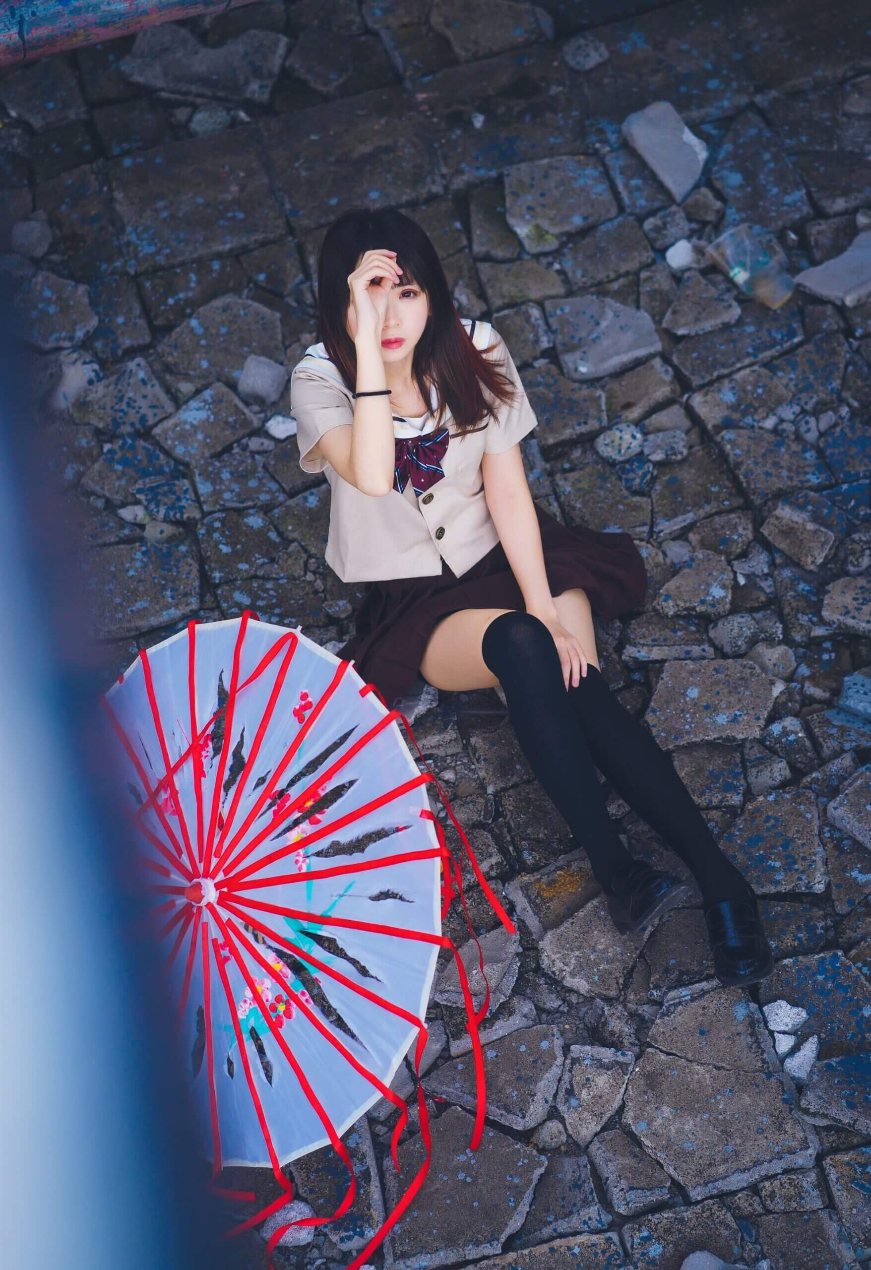 疯猫ss – 丝袜狂想曲(伞)插图1