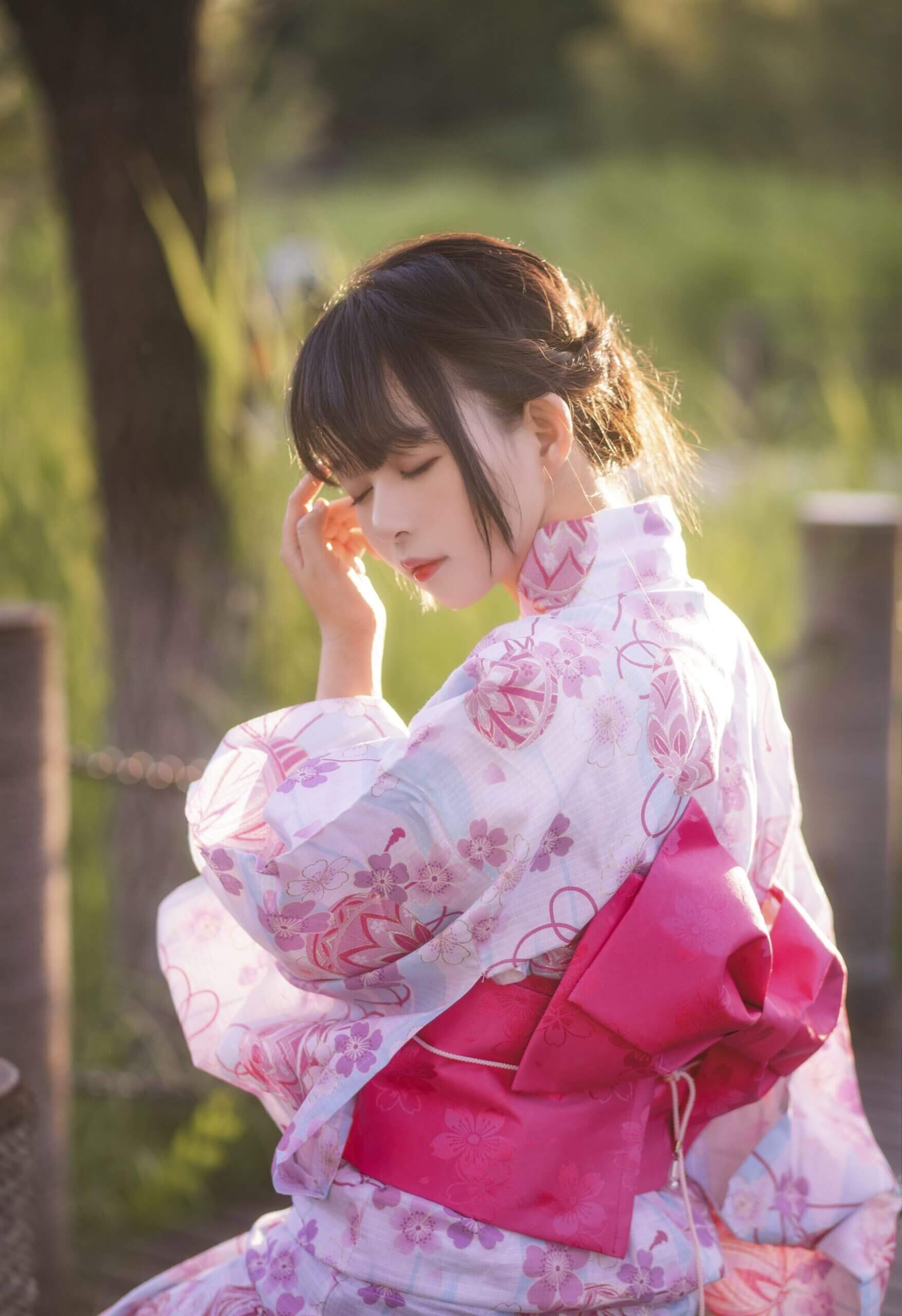 黑猫猫OvO – 和服超进化插图1