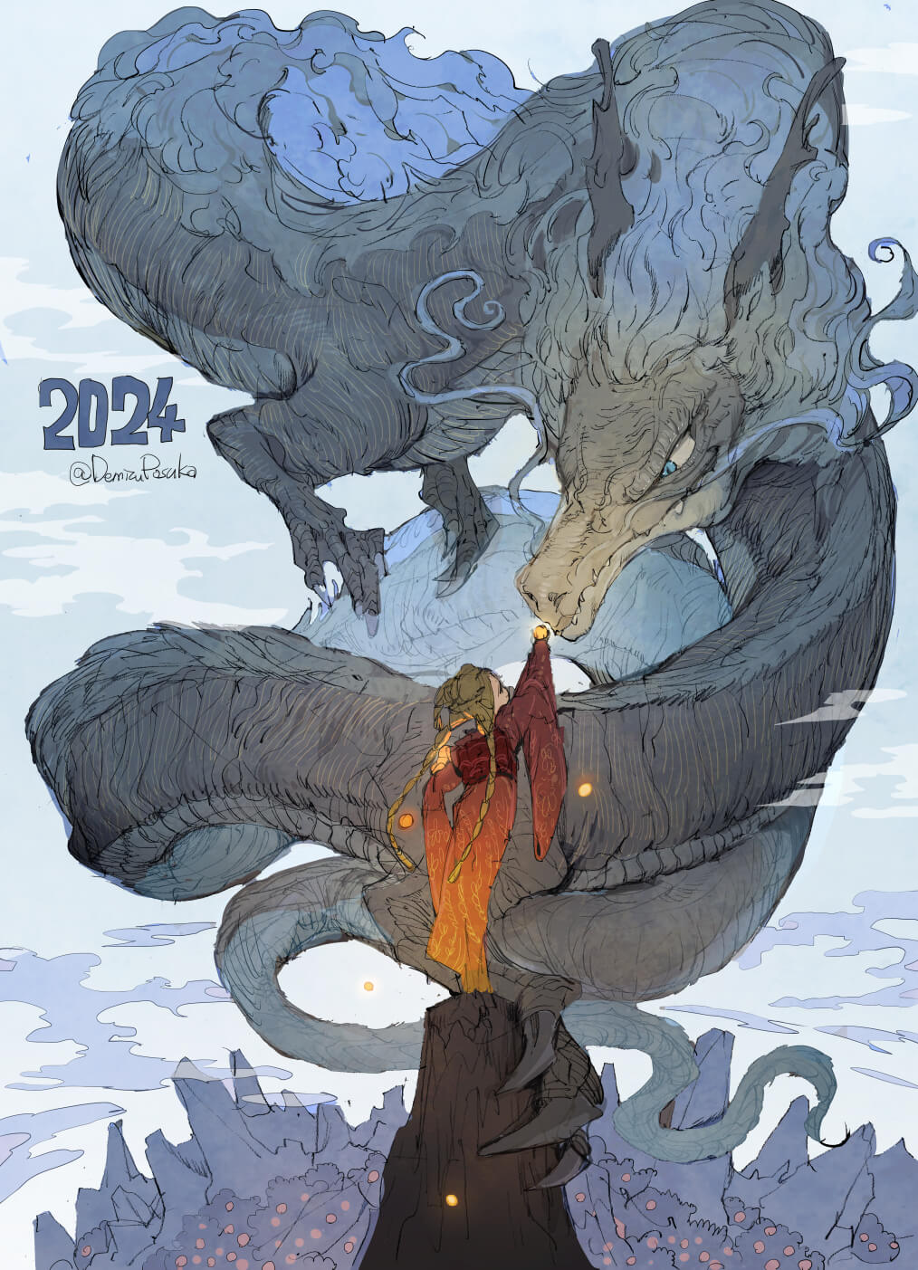 Pixiv 每日排行榜 2024年1月2日插图2