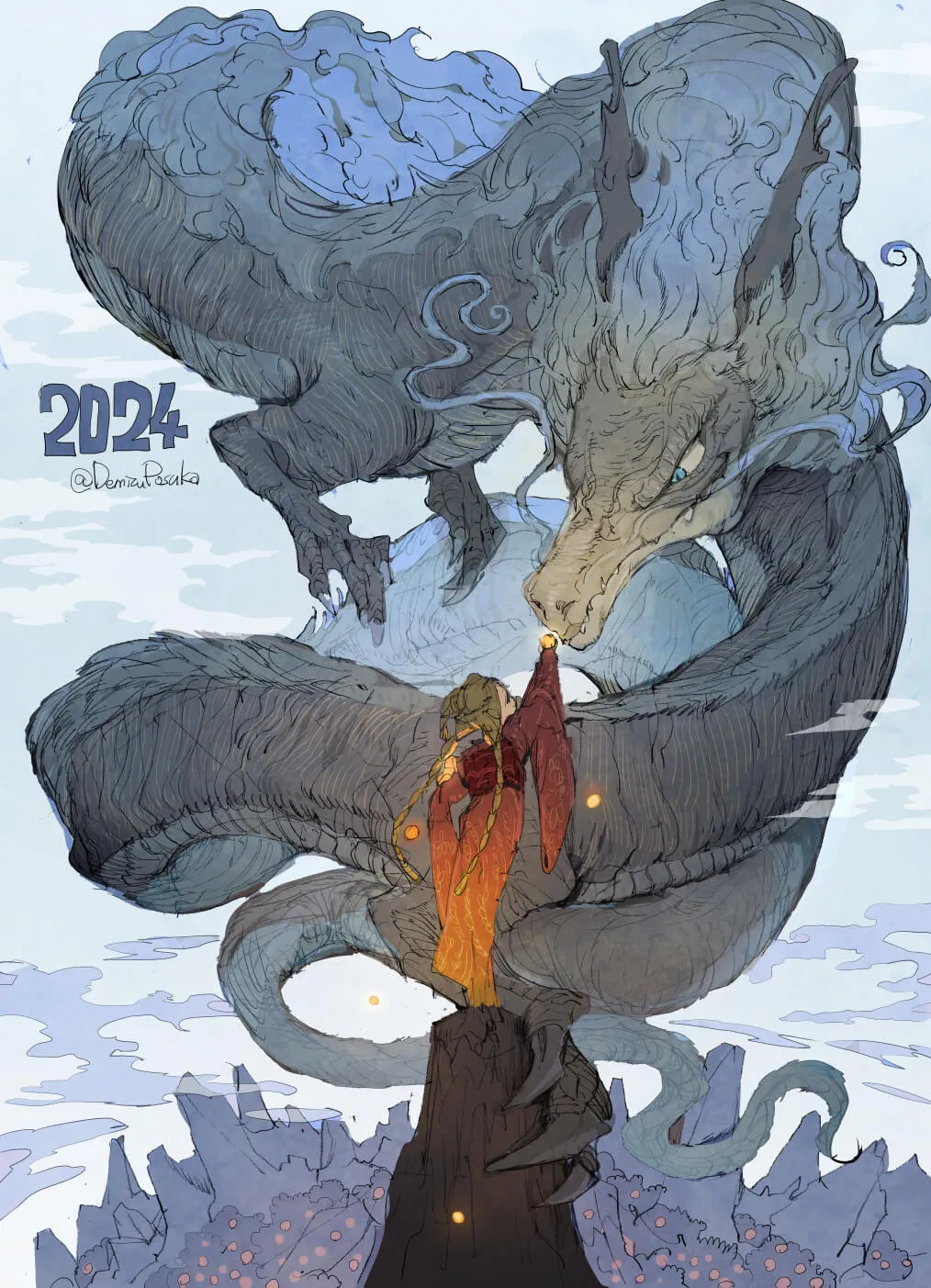 Pixiv 每日排行榜 2024年1月2日插图2